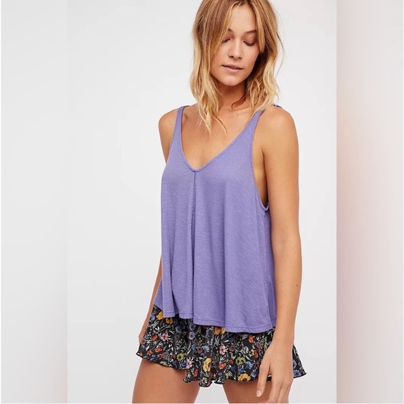 Free People Tops - NEW Free People Dani Tank in Dusty Iris
